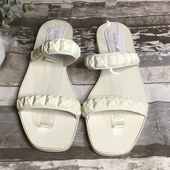 Stuart Weitzman Jelly Sandals Sz 40 NWOT - Picture 2 of 9